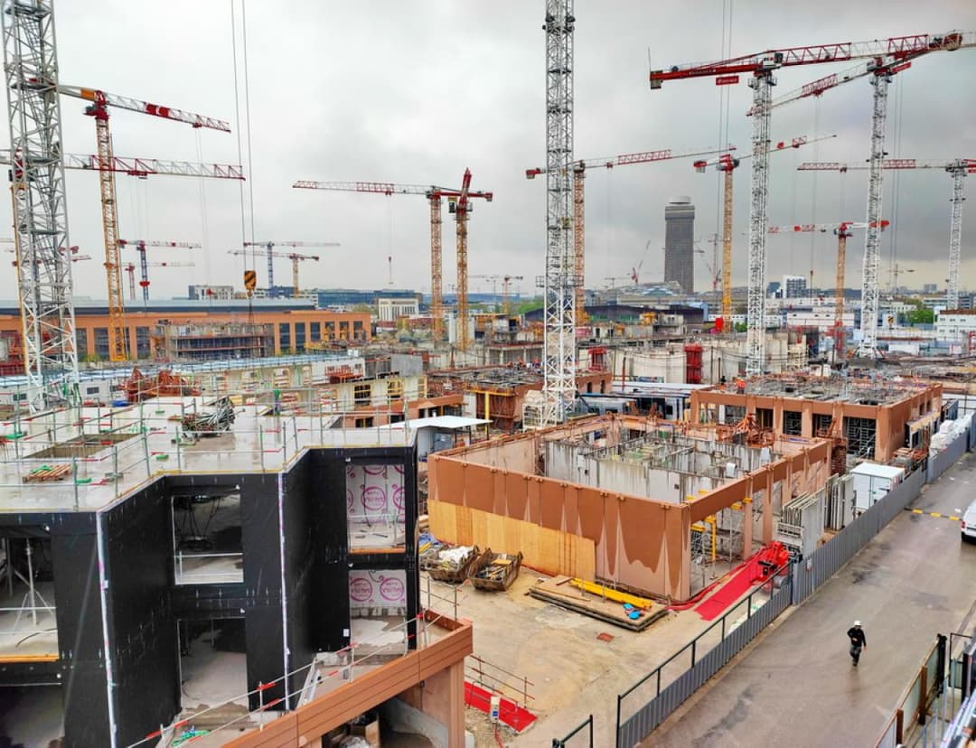 Chantier électrique du village olympique  
