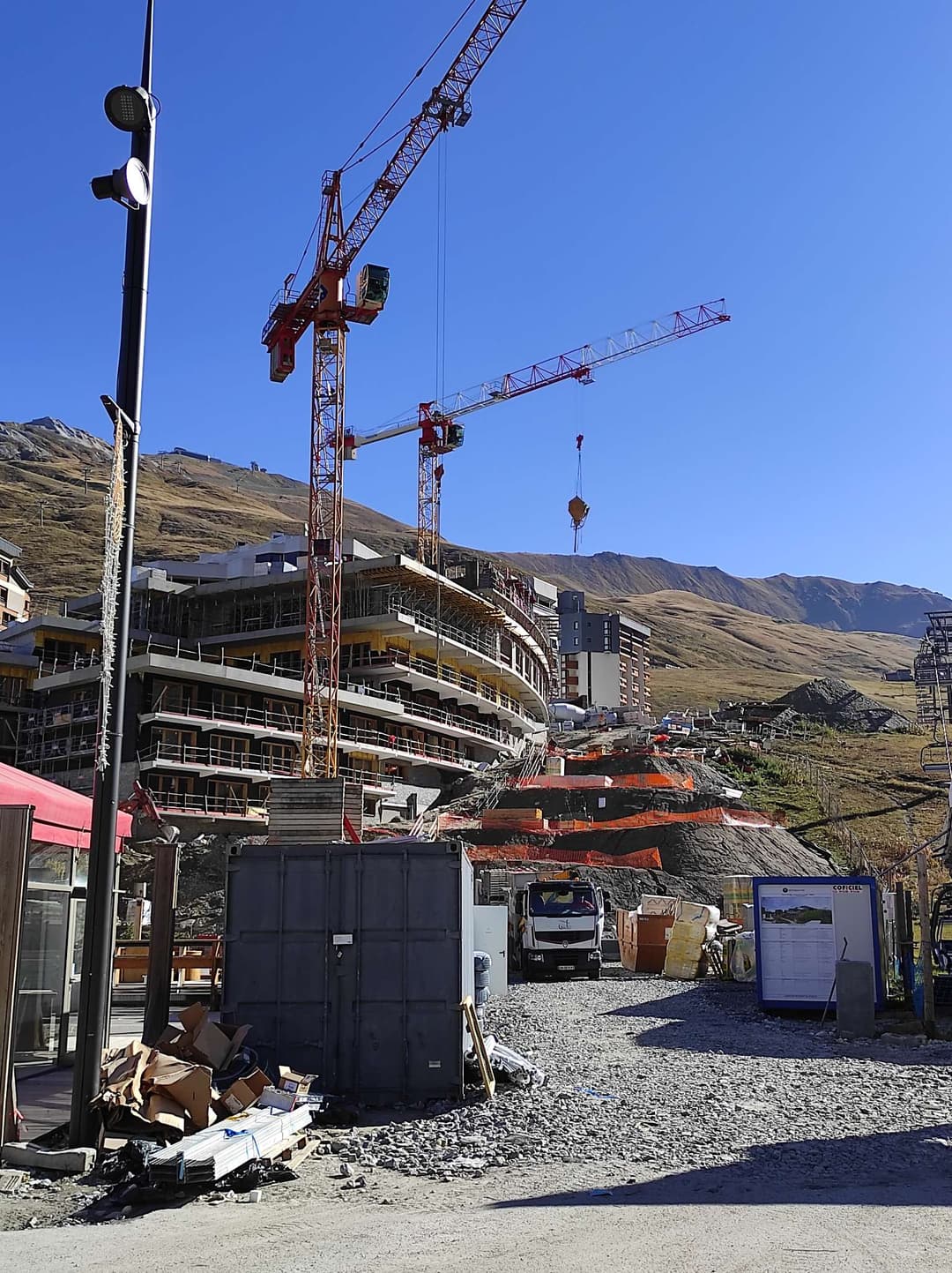 Chantier résidence de tourisme 680 chambres